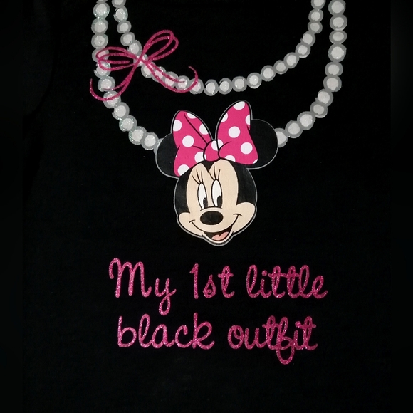 🔥SALE🔥 Disney Minnie Mouse Baby Girls Onesie NWT Size 6-12M, 12-18M - Picture 3 of 5